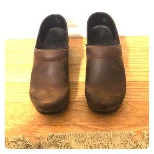 Dansko Brown Clogs